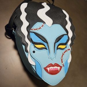 Bride of Frankenstein Monster Love Pain & Stitches X Vixen Micheline Pitt Purse